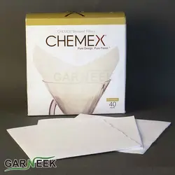 فیلتر کاغذی قهوه (مدل کمکس 6 کاپ) بسته 40عددی