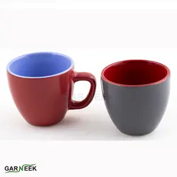 فنجان اسپرسو سرامیکی رنگی