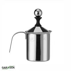 کف ساز شیر استیل 500 میلی لیتر - قهوه گارنیک