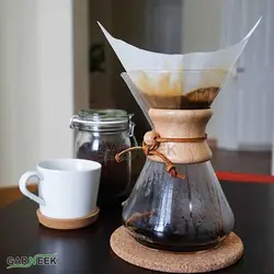 فیلتر کاغذی قهوه (مدل کمکس 6 کاپ) کد 85 - قهوه گارنیک