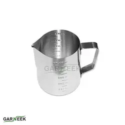 پیچر استیل مدرج 550ml کد 144 - قهوه گارنیک