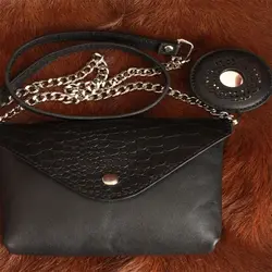 آینه چرمی دستدوز مهنوش (Mahnoosh)