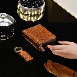 جاکلیدی چرمی دستدوز مهرزین (Mehrzin)