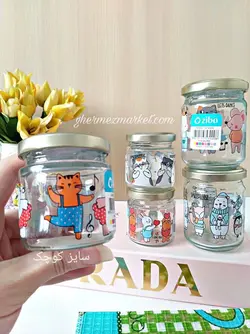 بانکه شیشه ای طرحدار فانتزی