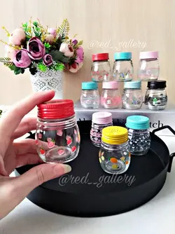 نمکدان و ادویه پاش شیشه ای تایلی