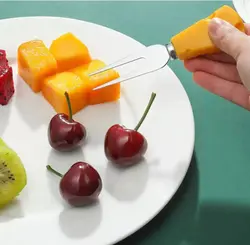 ست کارد صبحانه طرح پنیر زرد