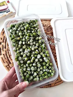 ظرف یخچالی و فریزری گوشت دوتایی سفید