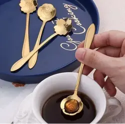 قاشق چایخوری و مرباخوری گل