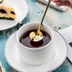 قاشق چایخوری و مرباخوری گل
