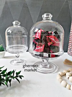 کندی بار اکریلیک گرد پایه دار