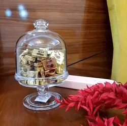 کندی بار اکریلیک گرد پایه دار