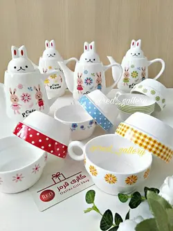 قوری فنجان خرگوش دو نفره