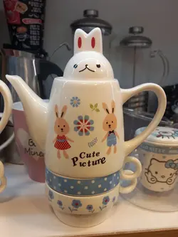 قوری فنجان خرگوش دو نفره