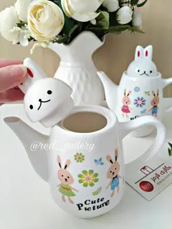 قوری فنجان خرگوش دو نفره