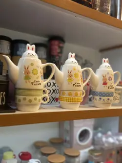 قوری فنجان خرگوش دو نفره