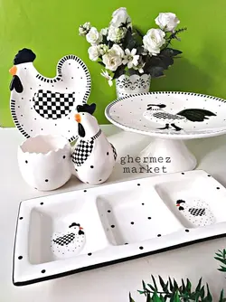 ظروف خروس مشکی آجار