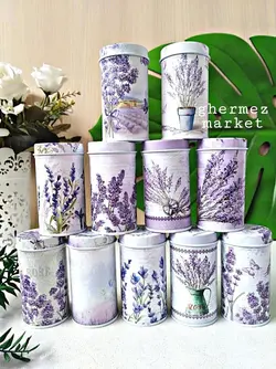 جاخلال فلزی استوانه گل سنبل