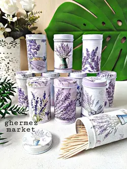 جاخلال فلزی استوانه گل سنبل