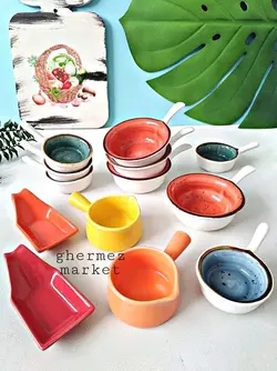 مزه خوری سرامیکی رنگی
