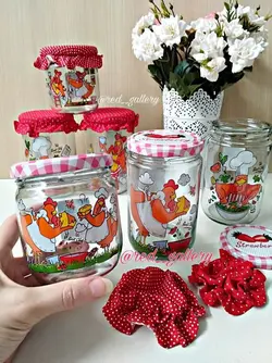 بانکه مرغی شیشه ای