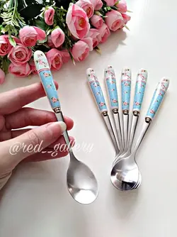 سرویس قاشق چنگال آنجل آبی