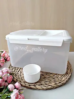 سطل برنج و ظرف برنج پیمانه دار آوا