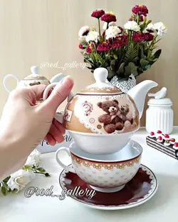 قوری فنجان خرس