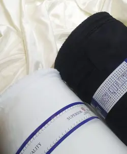 لایی پرشین 65 گرم سفید و مشکی جور 100 یاردی