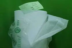 لایی چسب کاغذی گریوه باند سبز رنگ سفید طاقه 100 متری