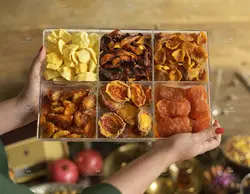 پک هدیه 6 قسمتی برگه های میوه