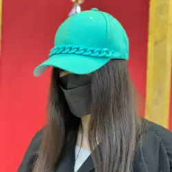 کلاه کتان زنجیردار