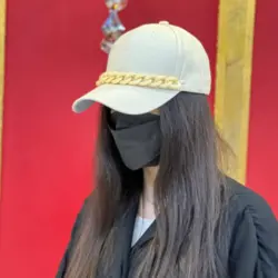 کلاه کتان زنجیردار