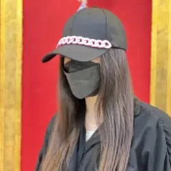 کلاه کتان زنجیردار