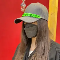 کلاه کتان زنجیردار