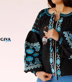 شومیز ترک کستو زیپ