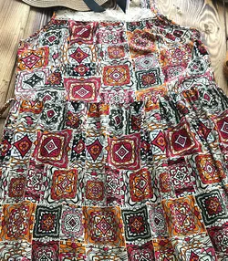 پیراهن یقه توری