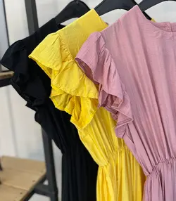 پیراهن طبقه ای بلند