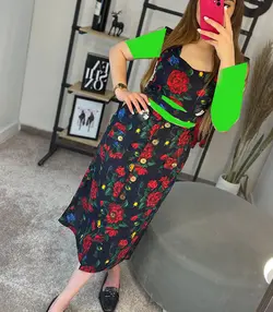 ست نیم تنه دامن