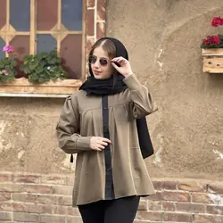 شومیز یقه دکمه دار