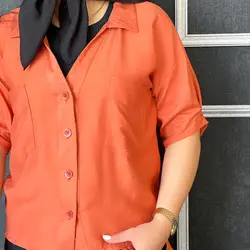 شومیز کرسپو یقه هفت دو جیب - فروشگاه آنلاین گیوا