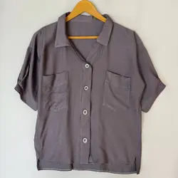 شومیز کرسپو یقه هفت دو جیب - فروشگاه آنلاین گیوا