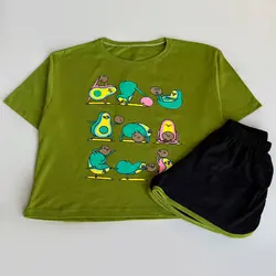بلوز شلوارک کد 3365