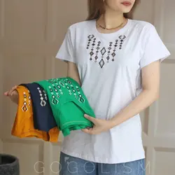 تیشرت گلدوزی طرح سنتی