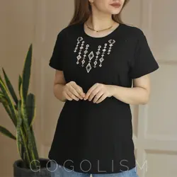 تیشرت گلدوزی طرح سنتی