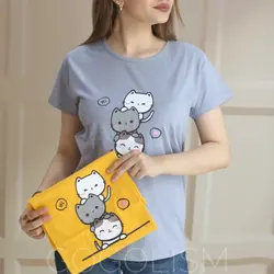 تیشرت گربه های خوشحال