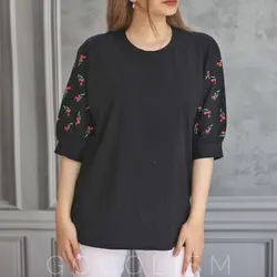 بلوز آستین سه ربع لاله