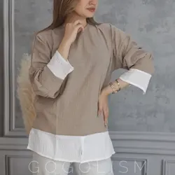 شومیز دو تیکه اطلس