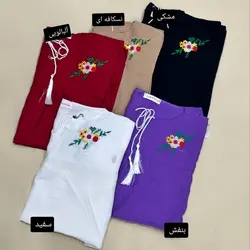 تونیک مانتویی گلدوزی ترلان