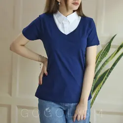 تیشرت یقه دار الیزا