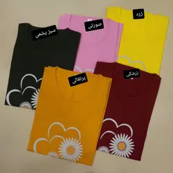 تیشرت قلب و بابونه